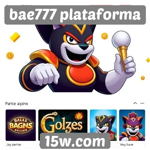 Variedade de jogos disponíveis no site bae777